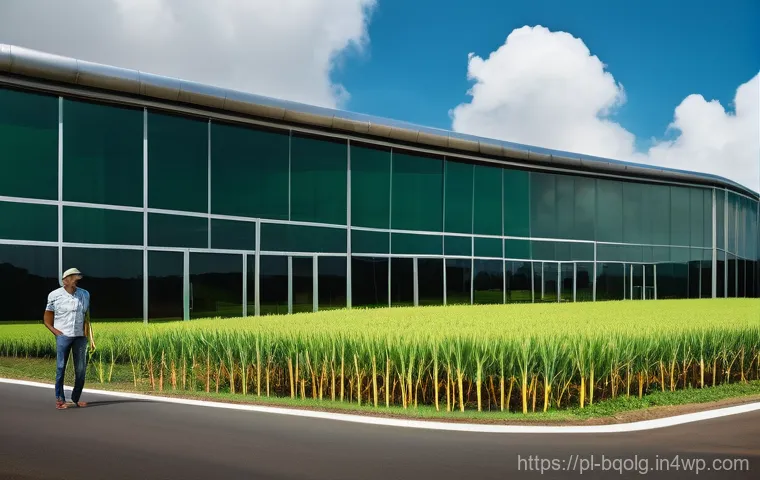 바이오연료 발전의 글로벌 사례 - **Prompt:** A serene and expansive Nordic landscape under a clear, crisp sky, showcasing vast, susta...