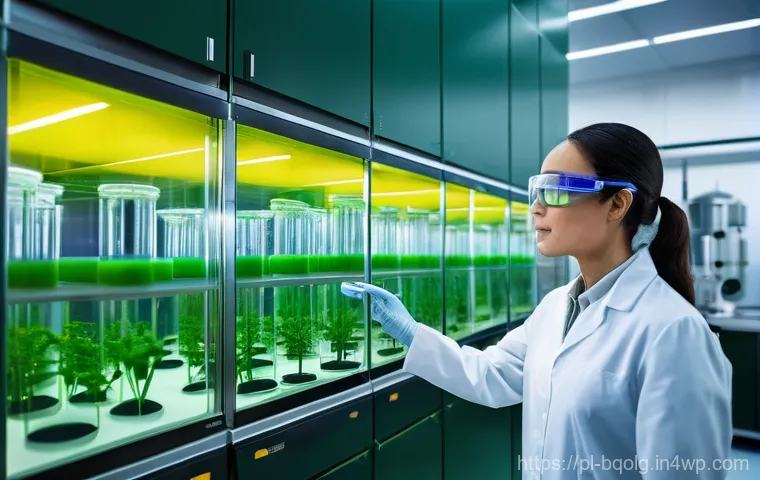 바이오연료 발전의 글로벌 사례 - **Prompt:** A dynamic and vibrant scene capturing the essence of Brazil's biofuel leadership. Lush, ...