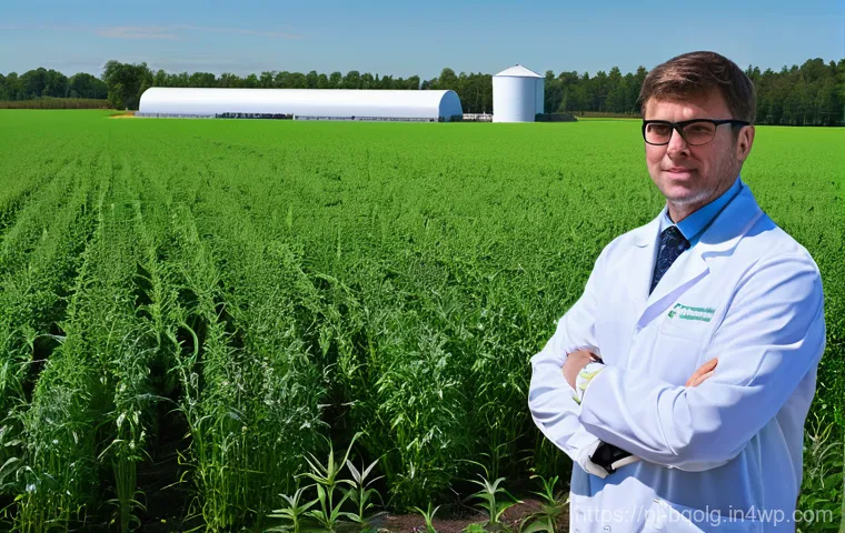 바이오연료 발전과 온실가스 감축 - **Prompt:** A vibrant, futuristic cityscape in Poland on a bright, sunny day. Modern, clean building...